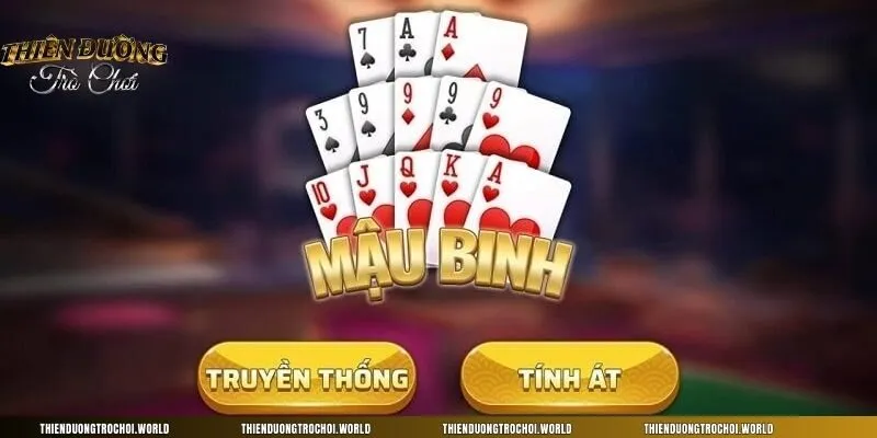 Cách chơi mậu binh quy định việc chia bài