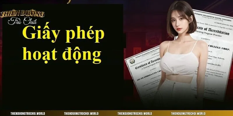 Sự quan trọng hàng đầu của giấy phép hoạt động